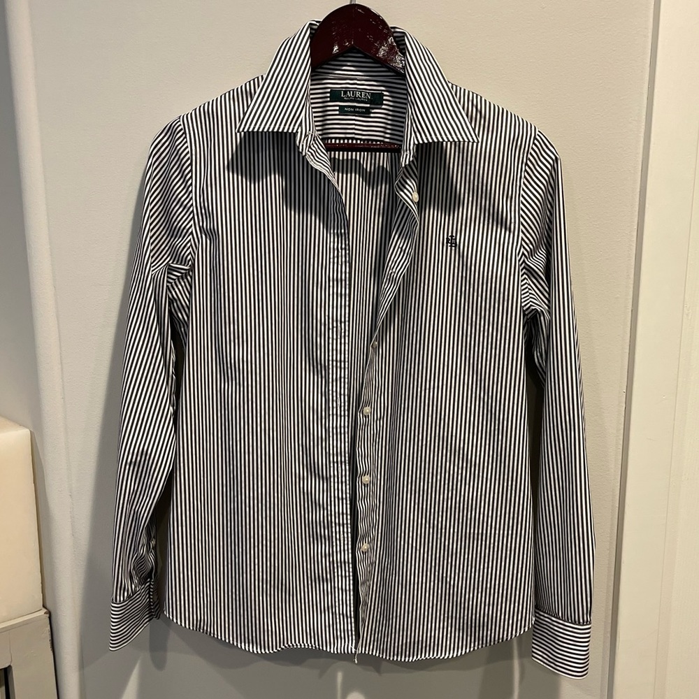 Ralph Lauren Button Down Long Sleeve Non Iron Shirt.
